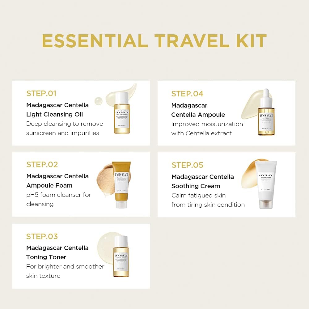 SKIN1004 Madagascar Centella Travel KitSkincare SetGlam Secret