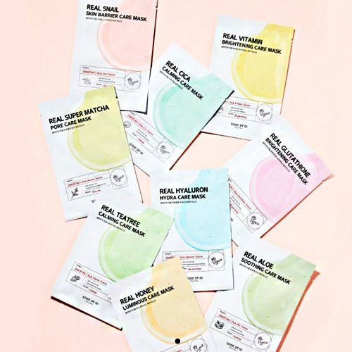 Some By Mi Real Facial Care Mask 8 TypesFacial Mask SheetGlam Secret