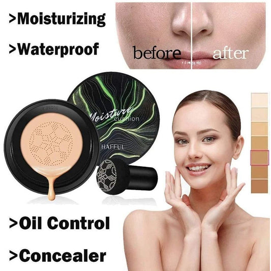 Sunisa Beauty Air Cushion Mushroom BB & CC Cream Foundation Waterproofbb creamGlam Secret