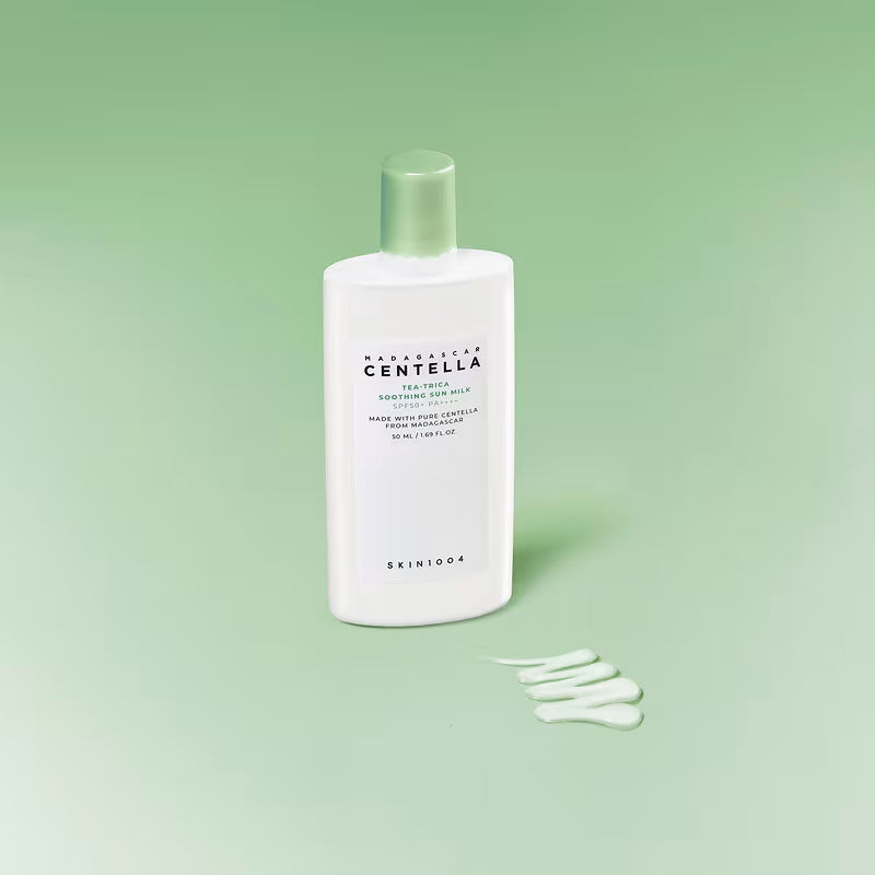 SKIN1004 Centella Tea-Trica sunscreen for soothing care and fresh matte glow