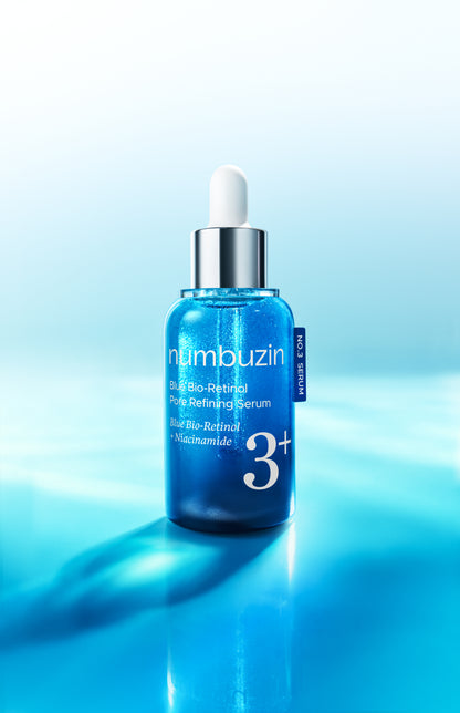 Numbuzin No.3 Blue Bio-Retinol Pore Refining Serum 30ml glam secret