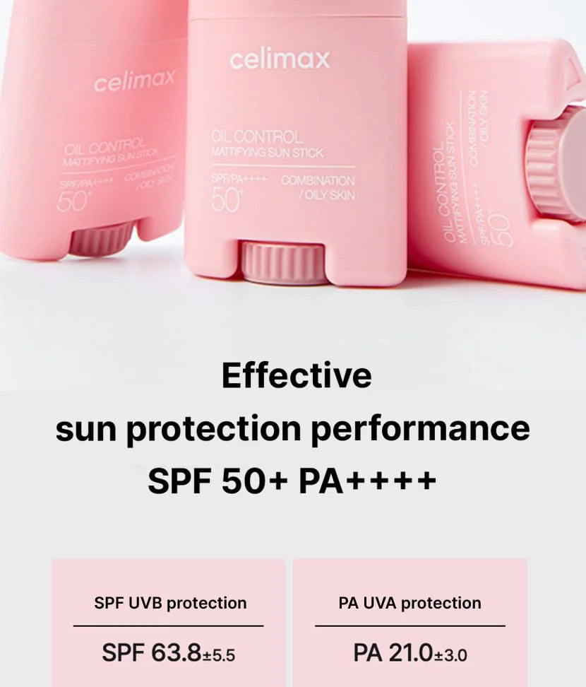 CELIMAX Oil Control Mattifying Sun Stick