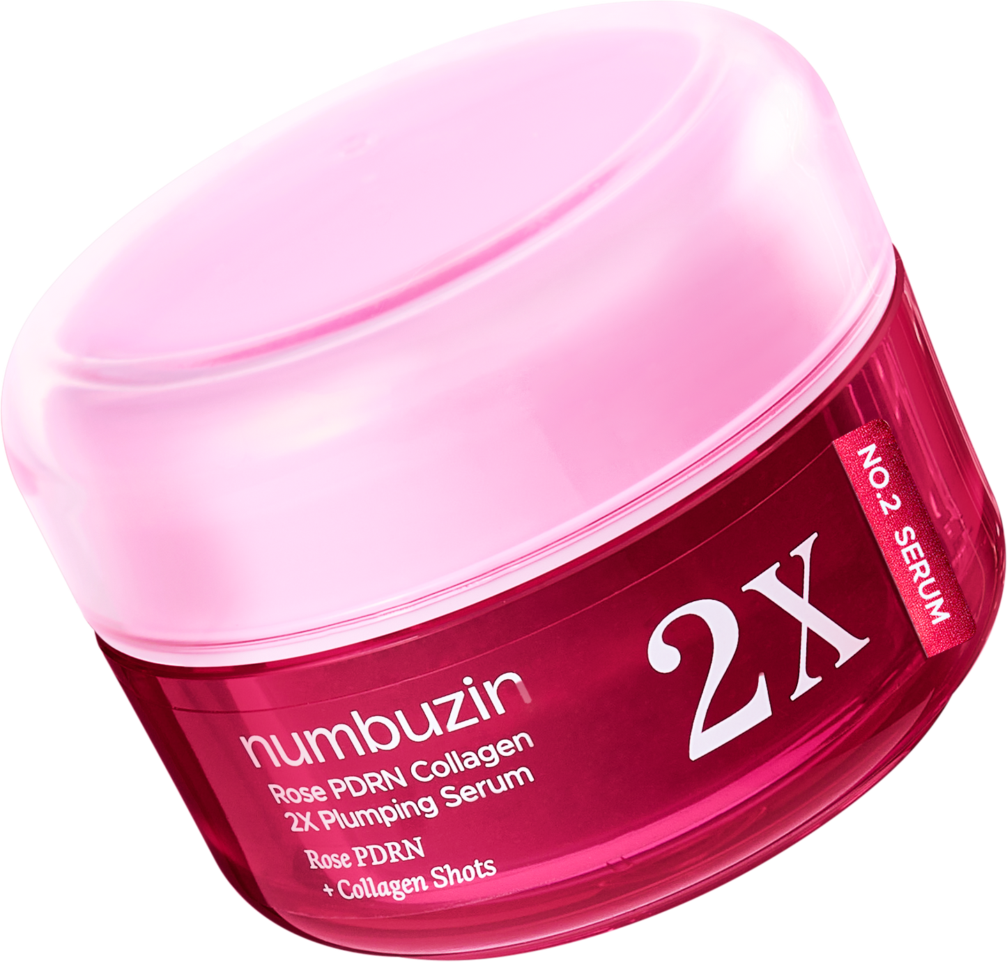 Numbuzin No.2 Rose PDRN Collagen 2X Plumping Serum + Collagen Shot 30ml