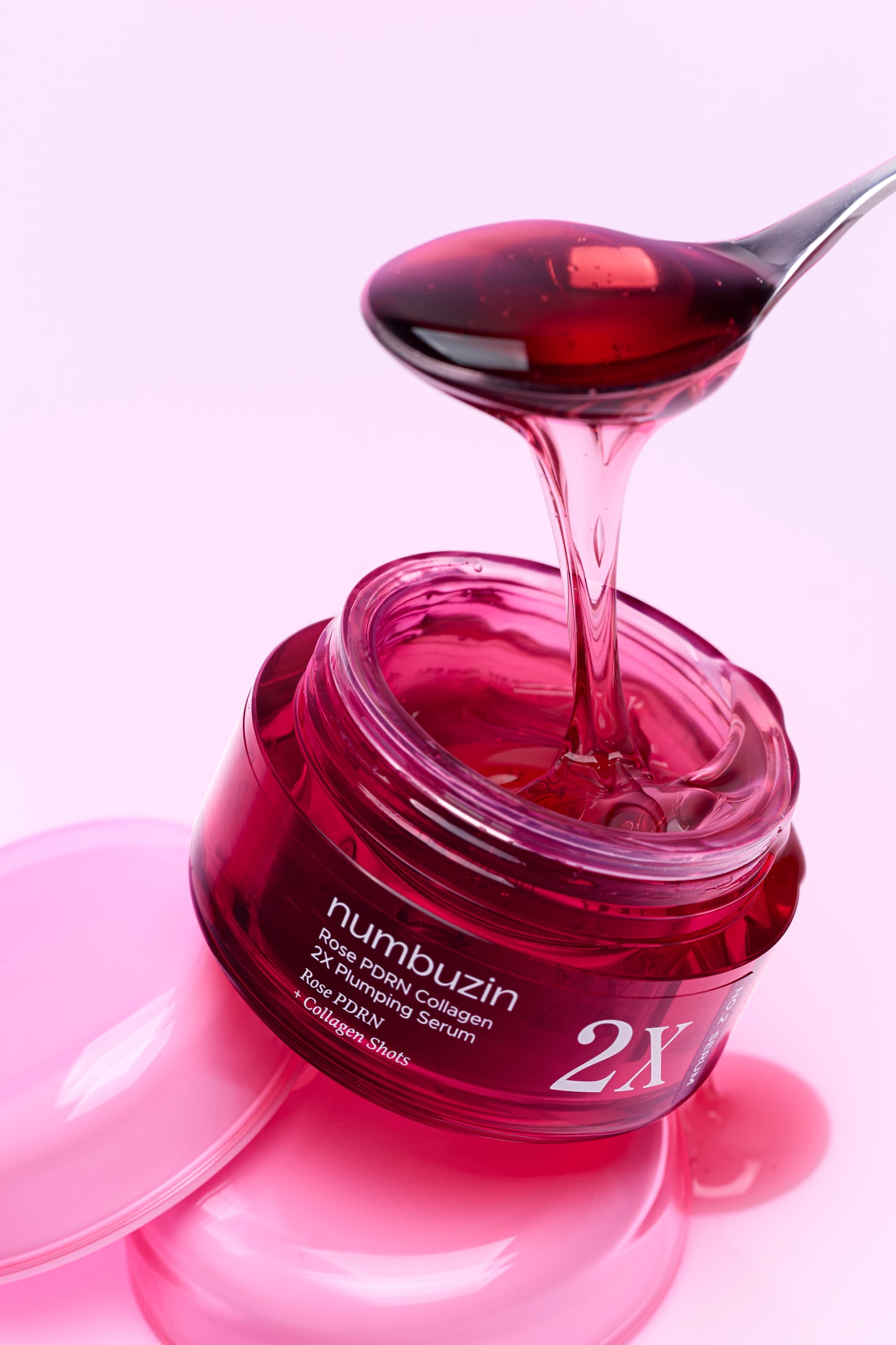 Numbuzin No.2 Rose PDRN Collagen 2X Plumping Serum + Collagen Shot 30ml