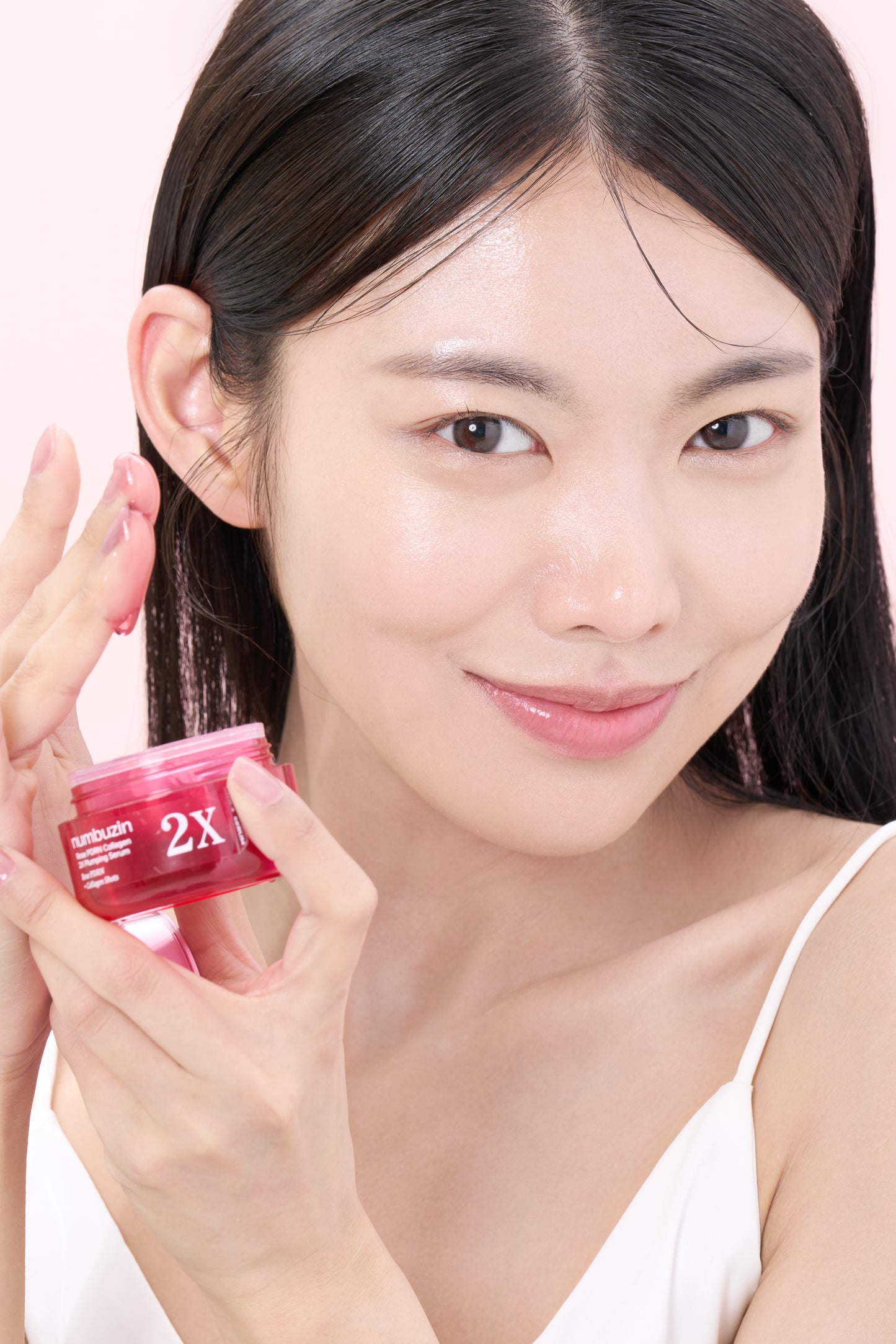 Numbuzin No.2 Rose PDRN Collagen 2X Plumping Serum + Collagen Shot 30ml