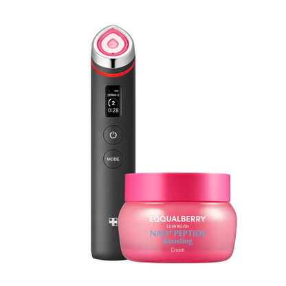 MEDICUBE Age-R Booster Pro EX &amp; EQQUALBERRY NAD+ Peptide Boosting Cream