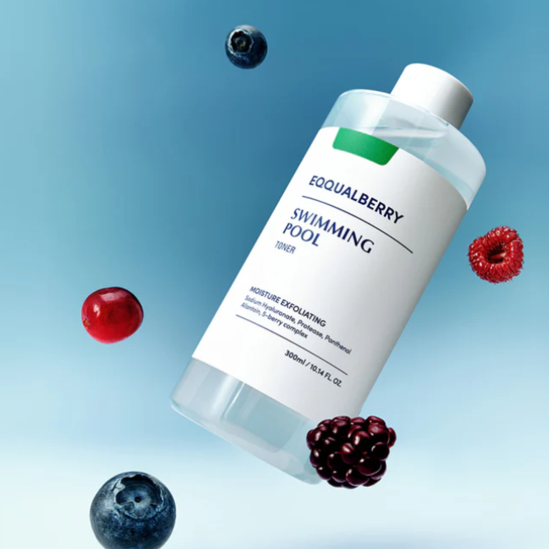 EQQUALBERRY Swimming Pool Daily Facial Toner 300ml - Glam Secret