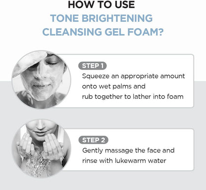SKIN1004 Madagascar Centella Tone Brightening Cleansing Gel Foam - Glam Secret