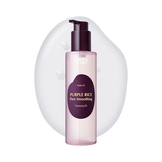 EQQUALBERRY Purple Rice Pore Smoothing Cleansing Oil - Glam Secret