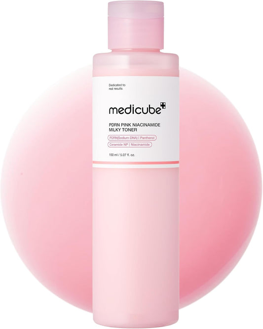 MEDICUBE PDRN Pink Niacinamide Milky Toner - Glam Secret