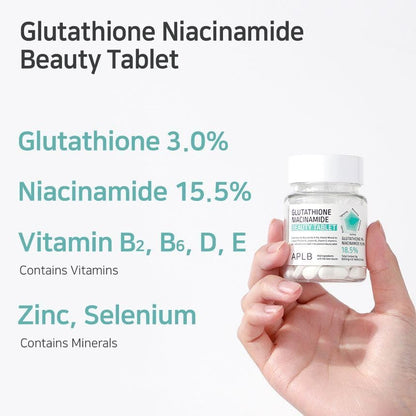 glutathione tablets in uae APLB Glutathione Niacinamide Tablets UAE – Glam Secret