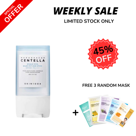 WEEKLY FLASH DEALS Skin1004  Madagascar Centella Hyalu-Cica Sulky-Fit Sun Stick