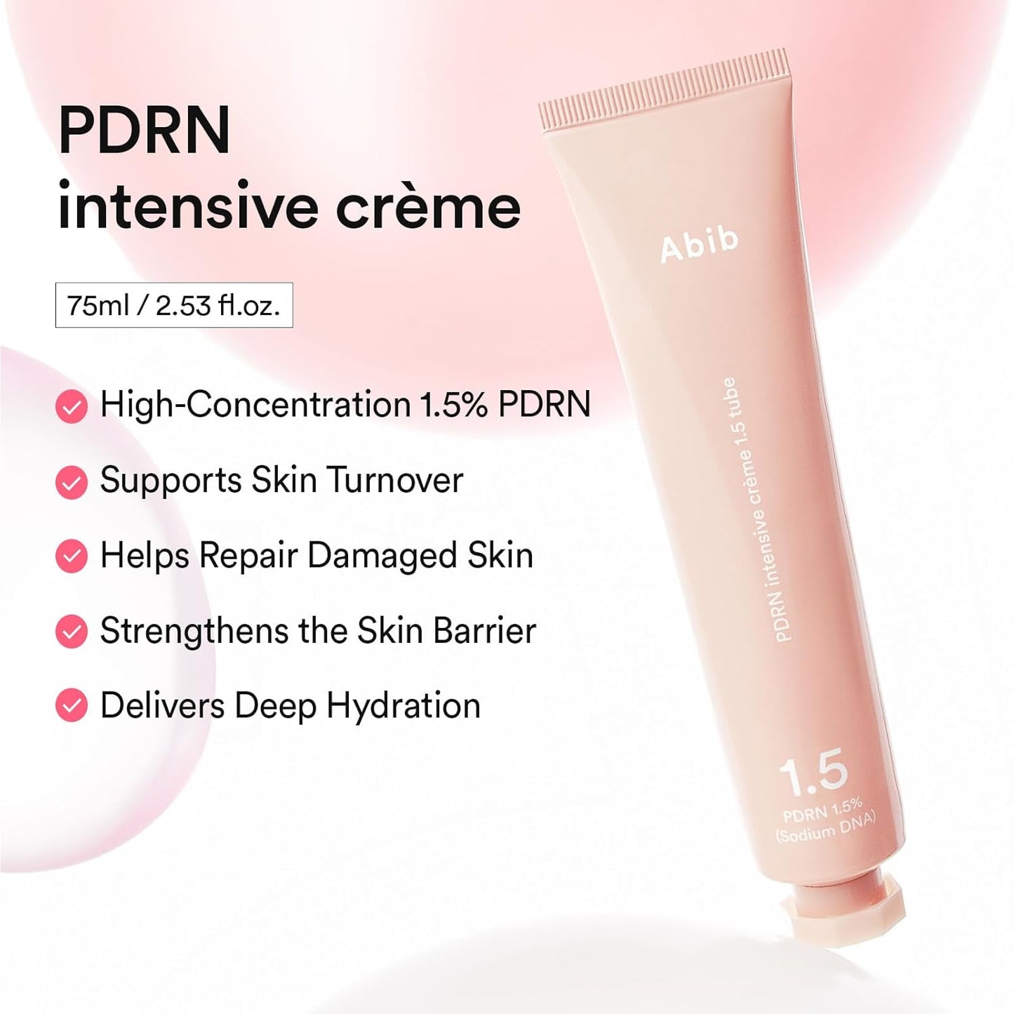 ABIB PDRN Intensive Cream 1.5 Tube 75ml