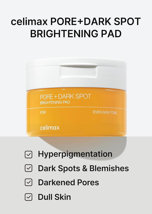 CELIMAX Pore + Dark Spot Brightening Pad 40pcs - Glam Secret