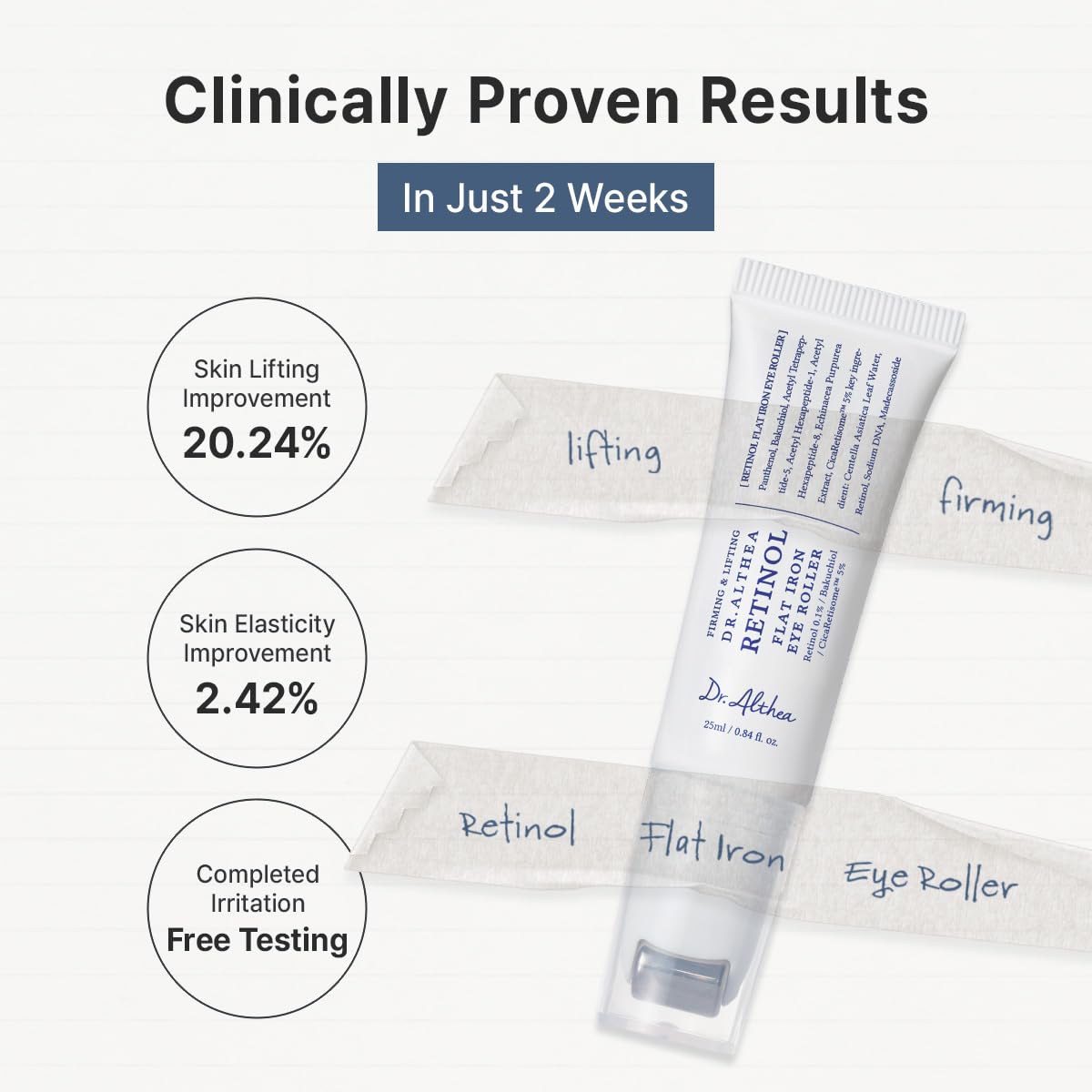 DR ALTHEA Retinol Flat Iron Eye Roller 25g