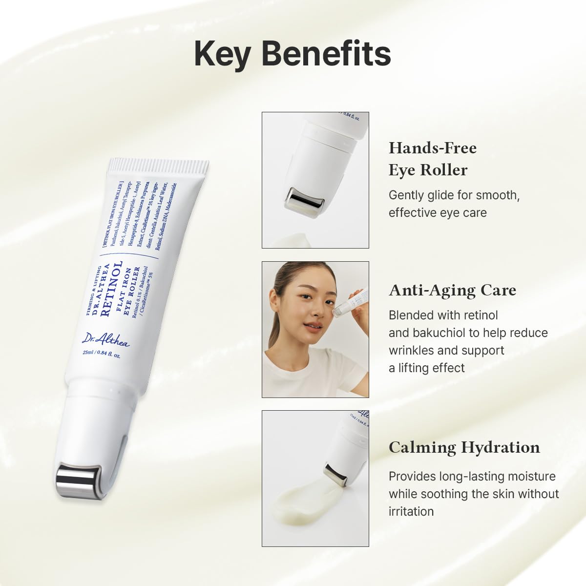 DR ALTHEA Retinol Flat Iron Eye Roller 25g