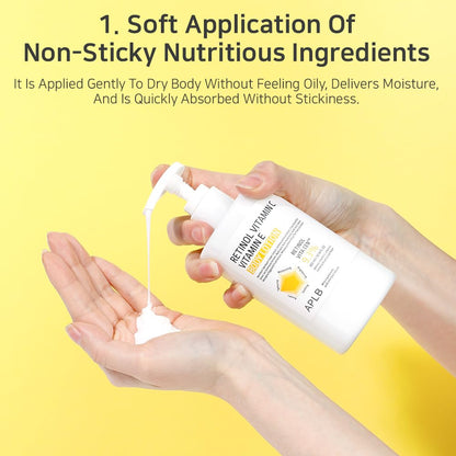APLB Retinol Vitamin C Vitamin E Body Lotion 300ml