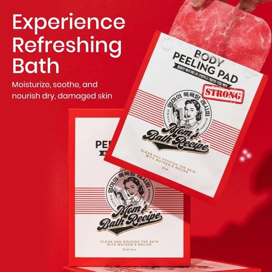 Mom’s Bath body peeling pads for dead skin cells