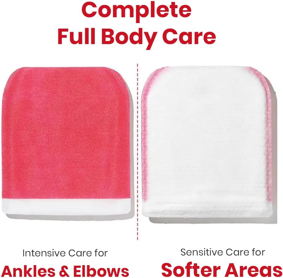 Korean exfoliating body pads for rough and bumpy skin