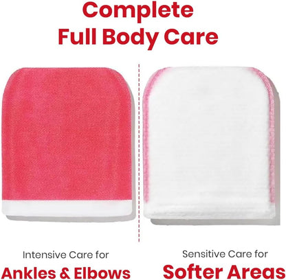 Korean exfoliating body pads for rough and bumpy skin