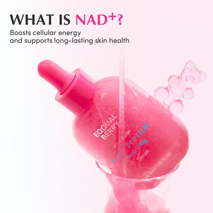 EQQUALBERRY Lush Blush NAD+ Peptide Boosting Serum - Glam Secret