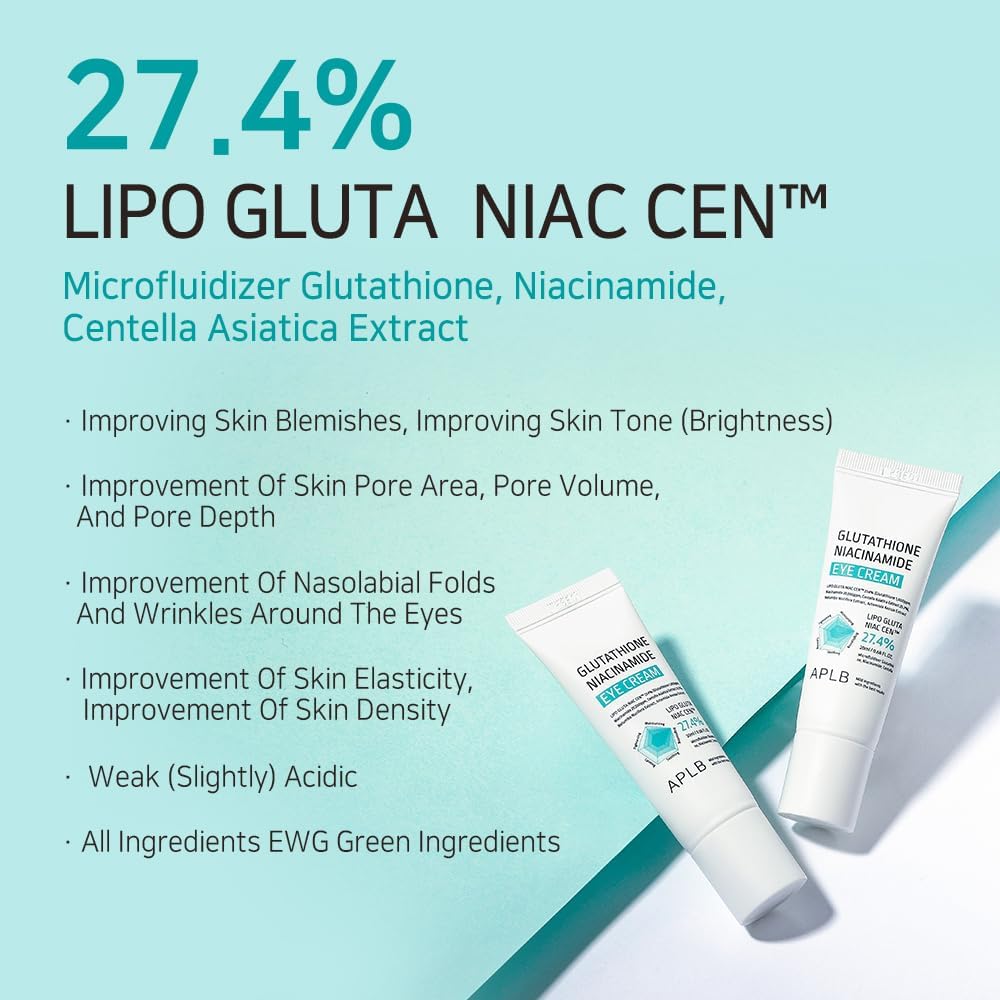 APLB Glutathione Niacinamide Eye Cream - Glam Secret