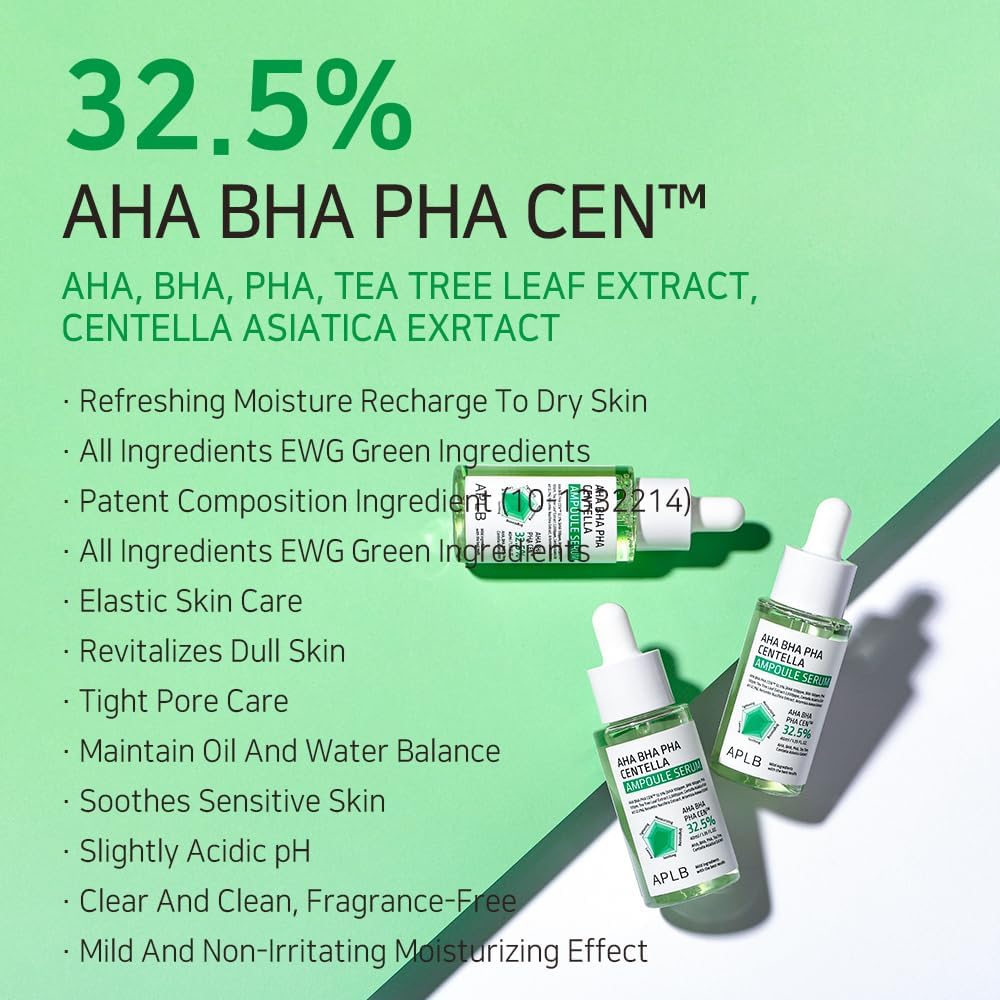 APLB AHA BHA Centella Ampoule Serum - Glam Secret