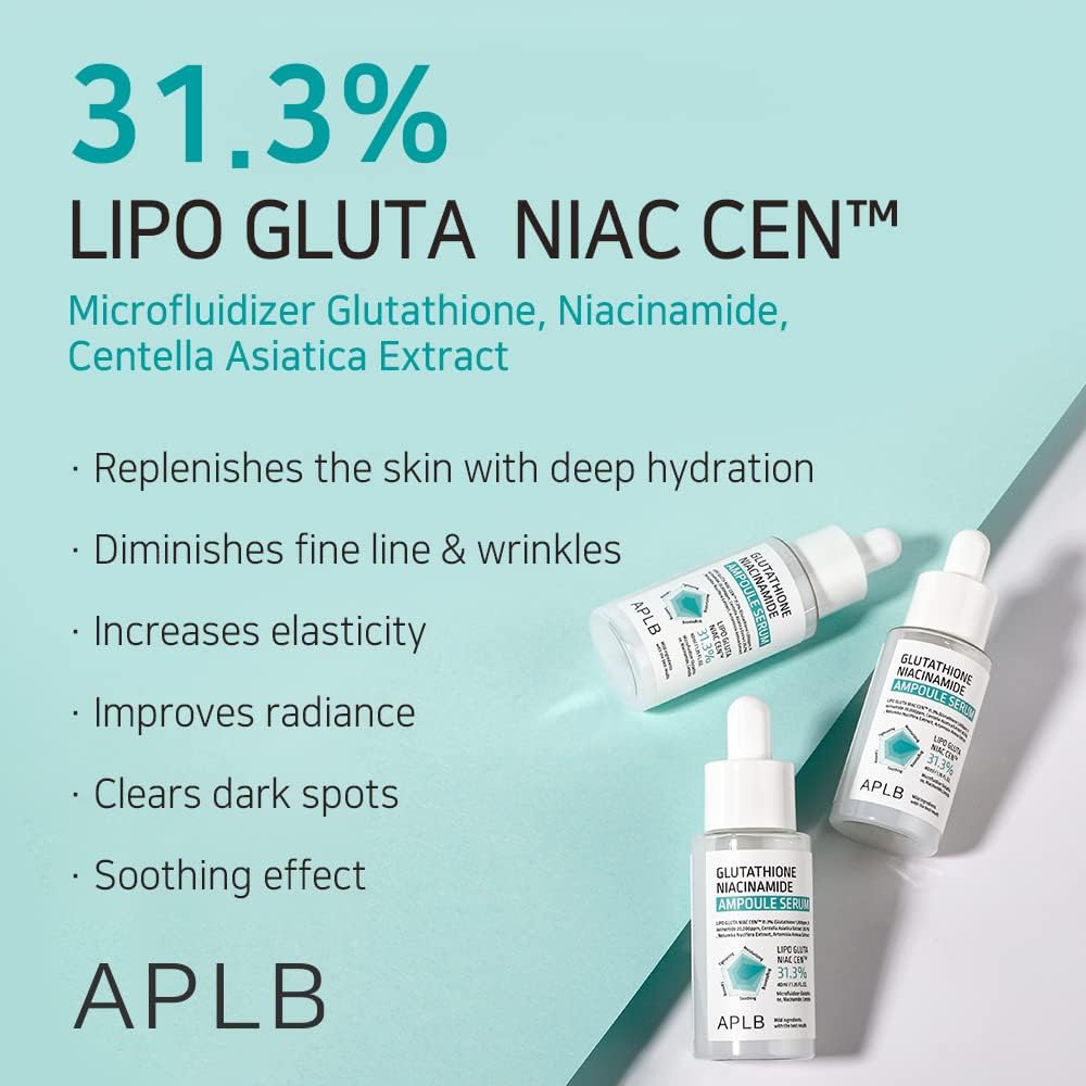APLB Glutathione Niacinamide Ampoule Serum - Glam Secret
