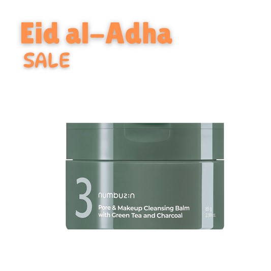 EID AL ADHA SALE NUMBUZIN No.3 Pore & Makeup Cleansing Balm with Green Tea and Charcoal - Glam Secret