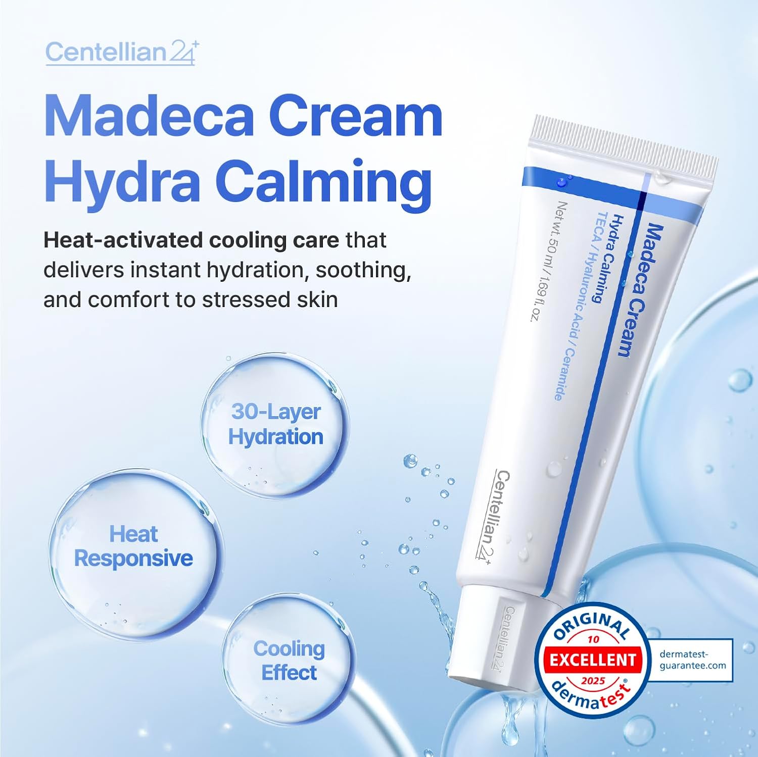 Korean skincare moisturizer with Madeca care by CENTELLIAN24