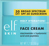 ELF SKIN Holy Hydration Face Cream Broad Spectrum SPF 30 Sunscreen