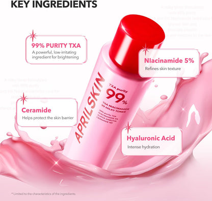 APRILSKIN TXA+Niacinamide 99 Pink Milky Toner