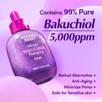 EQQUALBERRY Bakuchiol Plumping Serum 30ml - Glam Secret