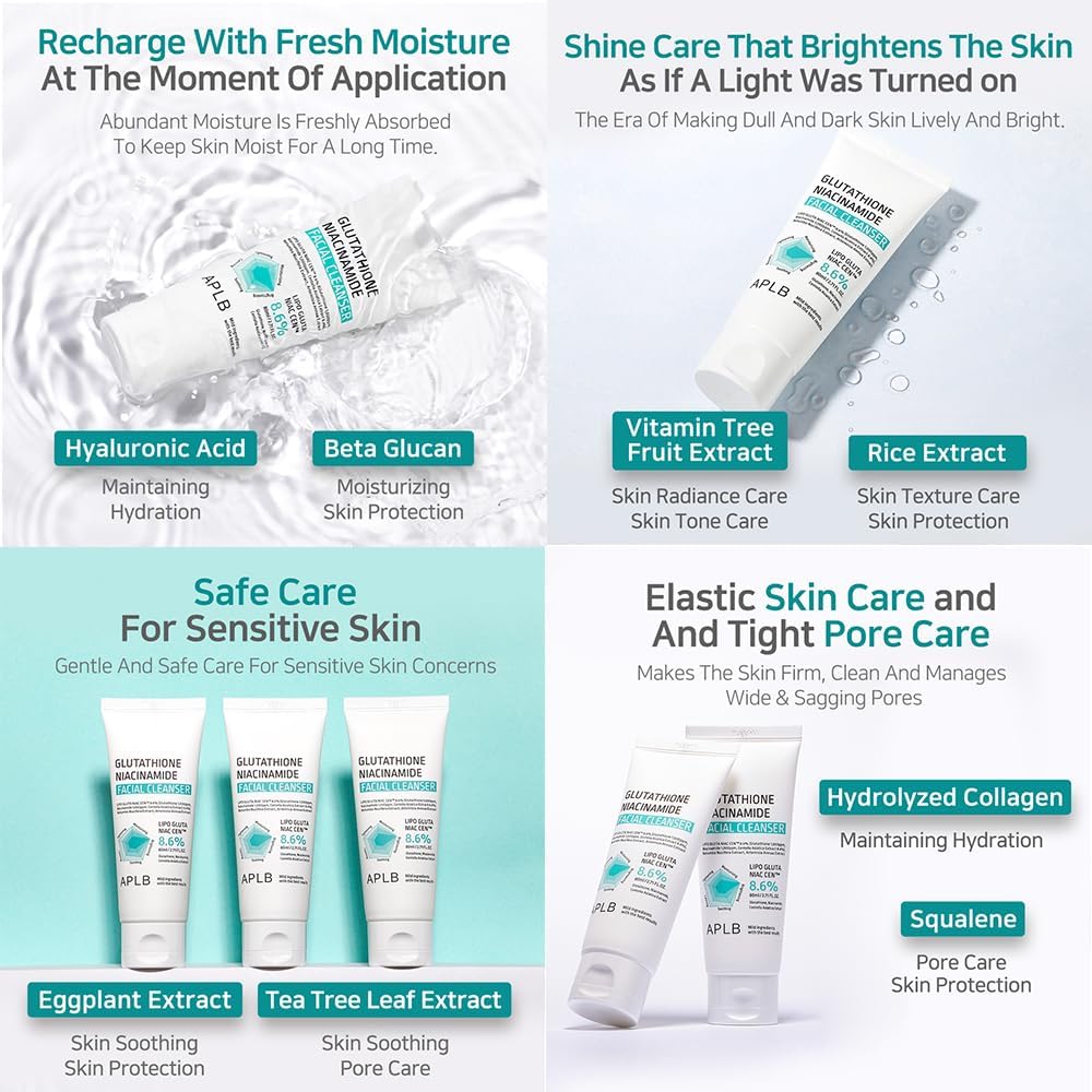 APLB Glutathione Niacinamide Facial Cleanser