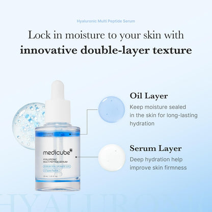 MEDICUBE Hyaluronic Multi Peptide Serum - Glam Secret