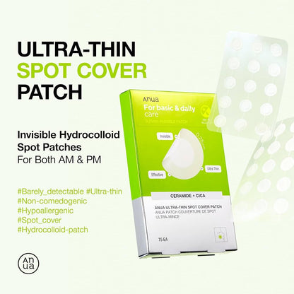 ANUA Ultra Thin Spot Cover Patch - Glam Secret