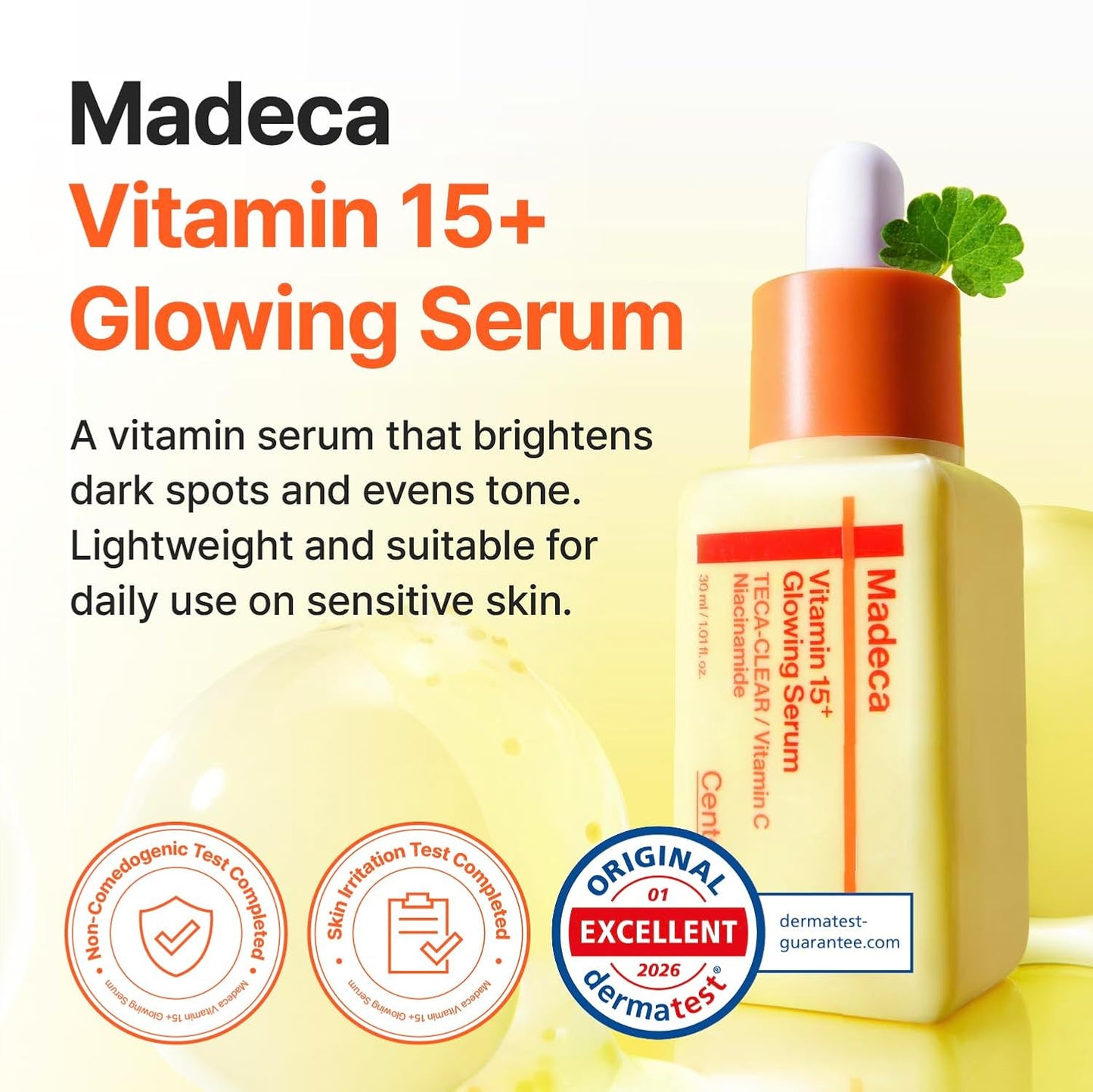 CENTELLIAN24 Madeca Vitamin 15+ serum for brightening and glow care