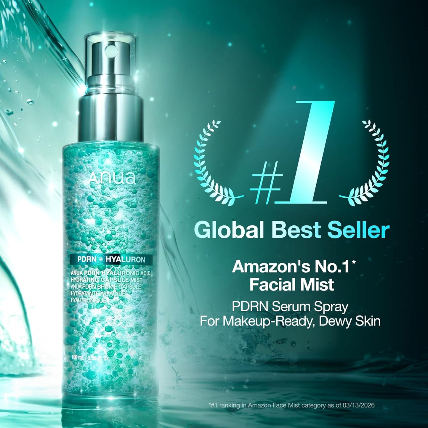 ANUA PDRN Collagen Glow Facial Serum Spray 100ml