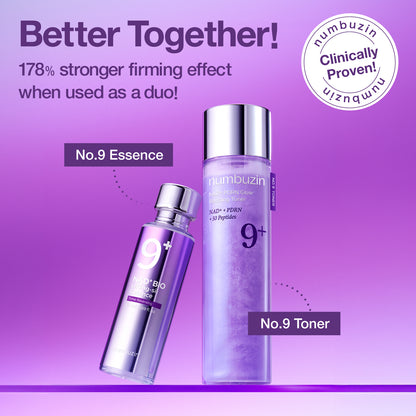 No.9+ NAD+ PDRN Glow Boosting Toner 150ml