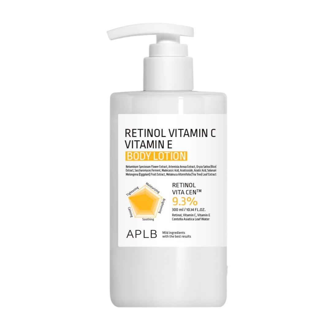 APLB Retinol Vitamin C Vitamin E Body Lotion 300ml