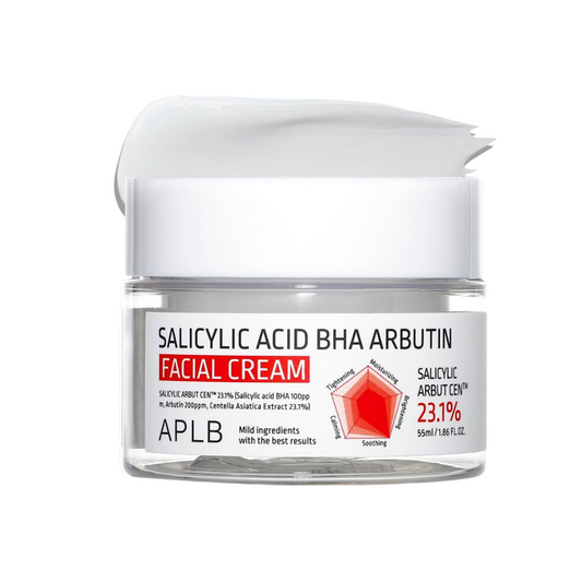 APLB Salicylic Acid BHA Arbutin Facial Cream 55ml - Glam Secret