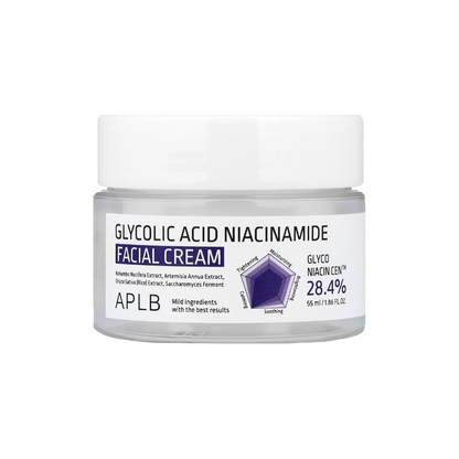 APLB Glycolic Acid Niacinamide Facial Cream 55ml