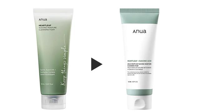 ANUA Heartleaf Succinic Moisture Cleansing Foam - Glam Secret
