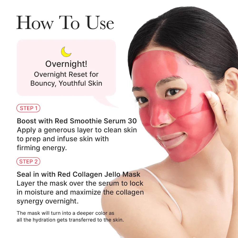 ARENCIA Red Collagen Jello Mask at Glam Secret UAE