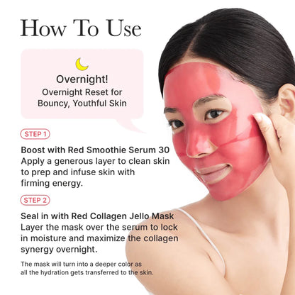 ARENCIA Red Collagen Jello Mask at Glam Secret UAE