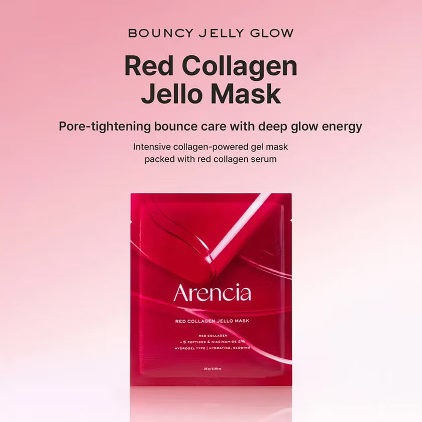 Arencia Korean collagen jello sheet mask for firm skin