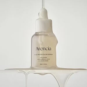 Arencia Korean rice glow serum for dewy skin