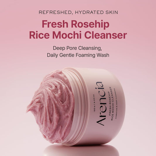 Arencia Korean rosehip cleanser for dull sensitive skin