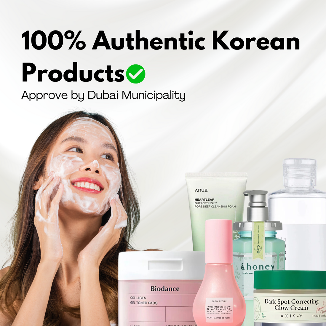 Korean skincare 100% authentic glam secret
