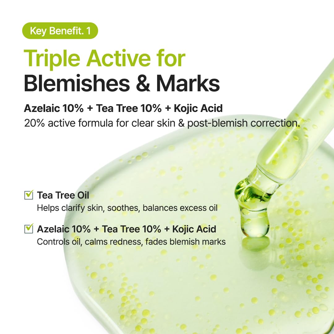 Azelaic acid serum for uneven tone and clogged pores 